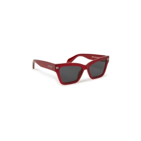 NWT Off-White Cincinnati Burgundy Cat Eye 54mm Sunglasses